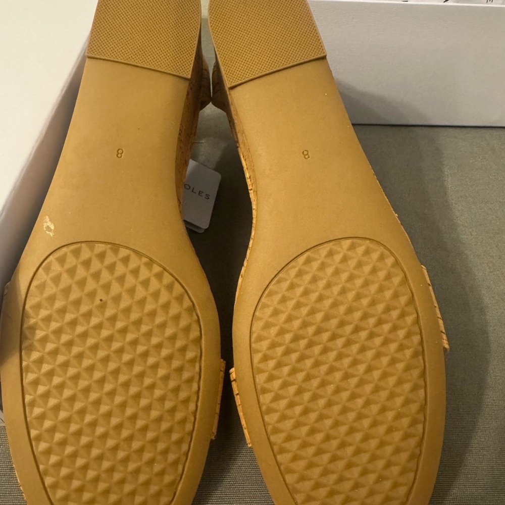 AEROSOLES Willis Women's Cork Tan Heels- 8M- NTW - Picture 3 of 3